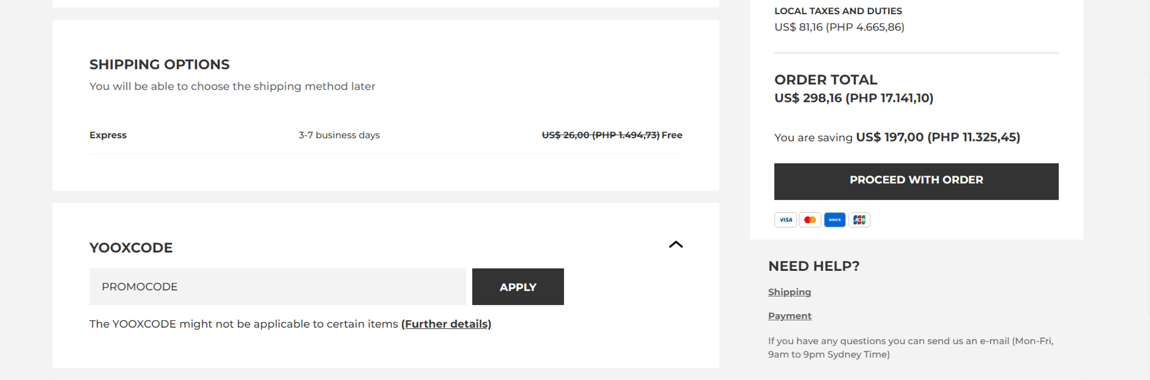 How to use coupon for Yoox